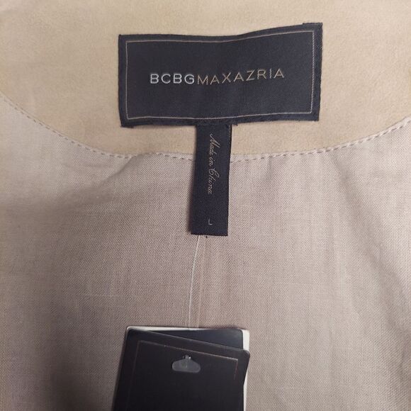 BCBG MAXAZRIA 'Joss' Blush Leather Jacket - Picture 9 of 14